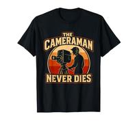 Le caméraman ne Meurt jamais : caméraman drôle, équipe de Tournage T-Shirt