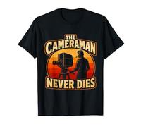 Le caméraman ne Meurt jamais : caméraman drôle, équipe de Tournage T-Shirt