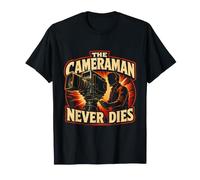Le caméraman ne Meurt jamais : caméraman drôle, équipe de Tournage T-Shirt