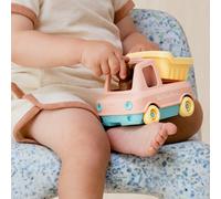 Le camion benne made in france en matière recyclée de petit ours brun