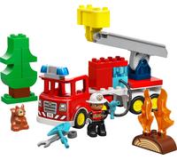 LEGO DUPLO Ma Ville 10473 Le Camion de Pompiers - Jouet Éducatif 2 ans