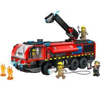 LEGO City 60499 Le Camion de Pompiers de l’Aéroport - Jouet de Construction dès 7 ans