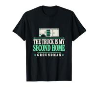 Le Camion est ma résidence secondaire Groundman Service Truck Lineman T-Shirt