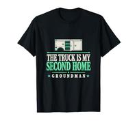Le Camion est ma résidence secondaire Groundman Service Truck Lineman T-Shirt Graphique avec Valeur