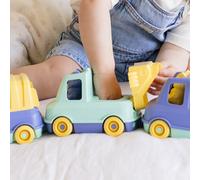 Le camion pompier made in france en matière recyclée de mr renard