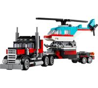 LEGO® Creator 3-en-1 31146 Le camion remorque avec hélicoptère