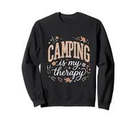 Le Camping est ma thérapie Florale bohème Sweatshirt