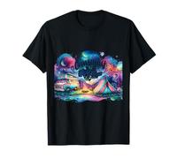 Le camping est mon endroit idéal Cosmic Outdoor Adventure Galaxy Va T-Shirt