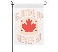 Le Canada Lève Les Coudes, Jamais 51 Drapeau De Jardin Suspendre Drapeaux Durable Bannière Pour Fêtes Dortoirs Chambres 30X45cm
