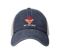 Le Canada n'est Pas à Vendre Casquette en Denim et Maille