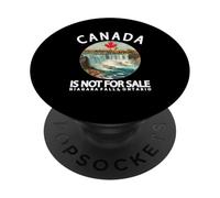 Le Canada n'est pas à vendre, c'est inestimable, souverain et fort PopSockets PopGrip Adhésif