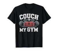 Le Canape Est Ma Salle Coach De Streaming Entrainement T-Shirt