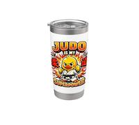 Le Canard Judoka - « Le Judo, C'est Mon Super-pouvoir » Gobelet isotherme en acier inoxydable double paroi