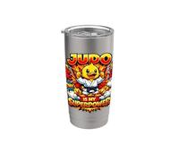 Le Canard Judoka - Le Judo Comique : Mes Prises, C'est Mon Gobelet isotherme en acier inoxydable double paroi
