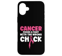 Le Cancer a Choisi de se Battre avec la Mauvaise Fille Krebs Coque pour iPhone 16 Plus