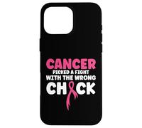 Le Cancer a Choisi de se Battre avec la Mauvaise Fille Krebs Coque pour iPhone 16 Pro Max