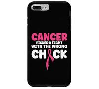 Le Cancer a Choisi de se Battre avec la Mauvaise Fille Krebs Coque pour iPhone 7 Plus/8 Plus