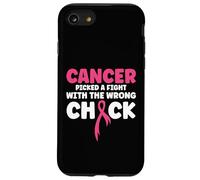 Le Cancer a Choisi de se Battre avec la Mauvaise Fille Krebs Coque pour iPhone SE (2020) / 7/8