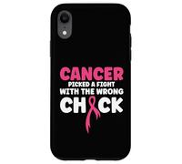 Le Cancer a Choisi de se Battre avec la Mauvaise Fille Krebs Coque pour iPhone XR