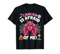 Le Cancer a Peur de Moi : Combat d'halloween avec Le Monstre Gorille Rose T-Shirt