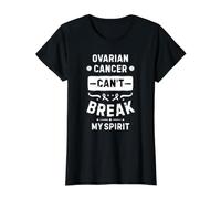 Le Cancer de l'ovaire ne Peut Pas briser Mon Esprit T-Shirt Graphique avec Valeur, Femme, Noir, M