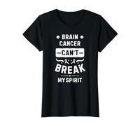 Le Cancer du Cerveau ne Peut Pas briser Mon Esprit T-Shirt Graphique avec Valeur, Femme, Noir, S