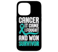 Le Cancer est arrivé, J'Ai combattu et J'Ai gagné Coque pour iPhone 14 Pro Max