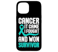 Le Cancer est arrivé, J'Ai combattu et J'Ai gagné Coque pour iPhone 15