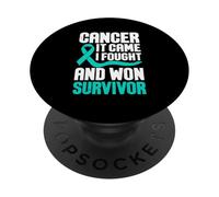 Le Cancer est arrivé, J'Ai combattu et J'Ai gagné PopSockets PopGrip Adhésif