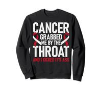 Le cancer m'a pris par la gorge Une survivante donne du pouvoir au cancer Sweatshirt