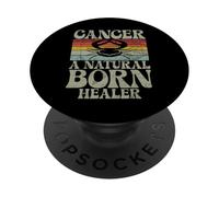 Le Cancer, Un guérisseur Naturel, Cancer Zodiac PopSockets PopGrip Adhésif