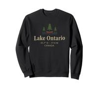 Le canoë du lac Ontario coordonne la Nature extérieure Sweatshirt