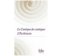 Anonyme – Le Cantique des cantiques / L'Ecclésiaste – Poche – Gallimard