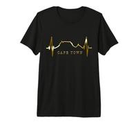 Le Cap Cape Town Skyline Afrique du Sud Montagne de la Table T-Shirt Haut de Gamme