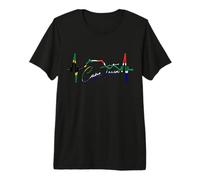 Le Cap Cape Town Skyline Afrique du Sud Montagne de la Table T-Shirt Haut de Gamme