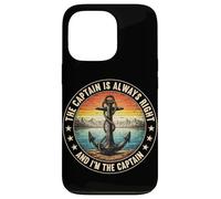 Le Capitaine a Toujours Raison et Je suis l'amateur de Bateaux Captain Coque pour iPhone 13 Pro