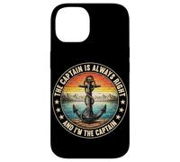 Le Capitaine a Toujours Raison et Je suis l'amateur de Bateaux Captain Coque pour iPhone 14