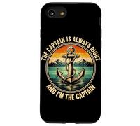 Le Capitaine a Toujours Raison et Je suis l'amateur de Bateaux Captain Coque pour iPhone SE (2020) / 7/8