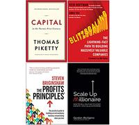 Le capital au XXIe siècle, Blitzscaling, Les principes du profit, Scale Up Millionaire 4 Books Collection Set