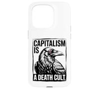 Le capitalisme est Un culte de la Mort - Drôle Anti-capitaliste Coque pour iPhone 15 Pro