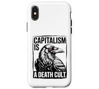 Le capitalisme est Un culte de la Mort - Drôle Anti-capitaliste Coque pour iPhone X/XS