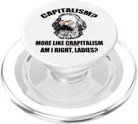 Le CAPITALISME Ressemble Plus à du capitalisme, à Droite, Le mème de Karl Marx PopSockets PopGrip pour MagSafe