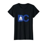 Le Capitole américain à l'intérieur de Blue DC T-Shirt Graphique avec Valeur