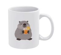 Le Capybara Boit Tasse Céramique Tasses Drôle Tasse À Café 330Ml Pour Collègue Famille Lait