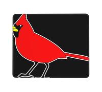 Le Cardinal Rouge Tapis De Souris Gaming Antidérapant Mousepad Confort Mouse Pad pour Jeu Voyage Maison 25X30Cm