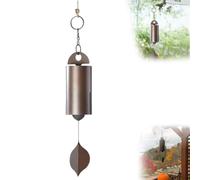 Le Carillon Éolien Deep Resonance Serenity Bell, Son Profond, Grand Carillon en Métal pour L'extérieur, Un Instrument de Musique Suspendu Unique pour L'extérieur et Une Décoration(1pc,Large)