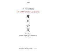 Le carnet de la hotte Oi No Ko-Bumi. Texte bilingue japonais français. - Basho Matsuo - William Blake - broché - Poésie