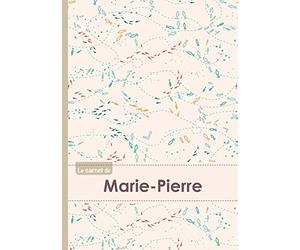 Le carnet de marie - pierre: Carnet marie - pierre - lignes,96p,A5 - Poissons