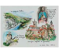 Le carnet du chemin du Puy-en-Velay à St Jacques de Compostelle: Tome 1, France : la Via Podiensis ; Tome 2, Espagne : le Camino Francés