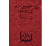 Le carnet du lecteur - l'original: Carnet de suivi de lecture idéal pour les dévoreurs et passionnés de livres - notez votre critique ainsi que les ... mignon | 100 fiches au format 7*10 pouces